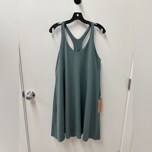 NWT Girlfriend Collective Lola Teal Dress with Shorts